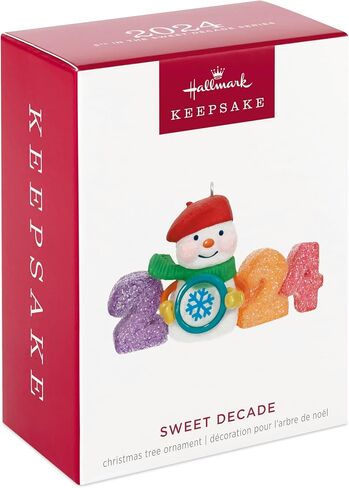 Hallmark Keepsake Christmas Ornament 2024, Sweet Decade 2024, Snowman Collectors Gifts in Saudi Arabia