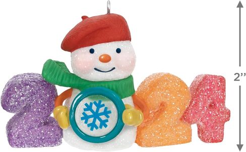 Hallmark Keepsake Christmas Ornament 2024, Sweet Decade 2024, Snowman Collectors Gifts in Saudi Arabia
