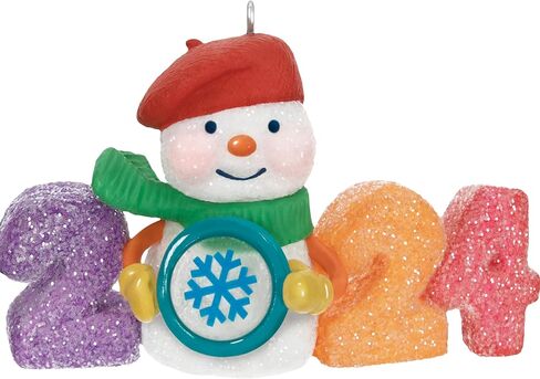 Hallmark Keepsake Christmas Ornament 2024, Sweet Decade 2024, Snowman Collectors Gifts in Saudi Arabia