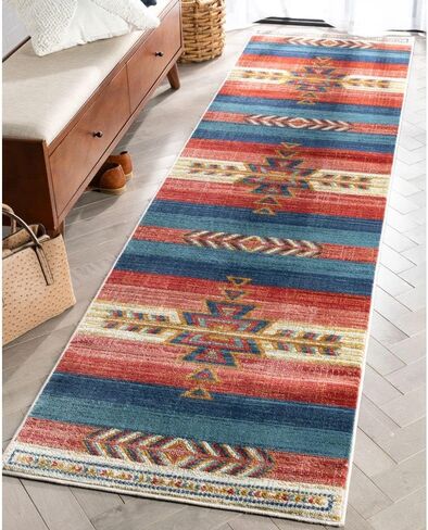 Well Woven Tulsa Dustin Southwestern Tribal Medallion Crimson 2'7" x 9'10" Runner Rug in Saudi Arabia