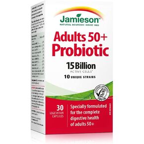 Jamieson Adult 50+ Probiotic Complex, 15 Billion, 30 vegi caps