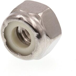 Prime-Line 9075256 Nylon Insert Lock Nuts, 1/4 In.-20, Grade 18-8 Stainless Steel (50 Pack)