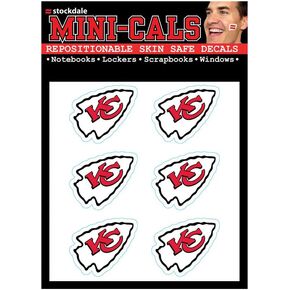 WinCraft NFL Kansas City Chiefs Face Tattoos, Team Colors, One Size