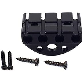 Alnicov 39mm Headless Bass Guitar Locking Nut String Lock，For Headless Electric Guitar Accessory