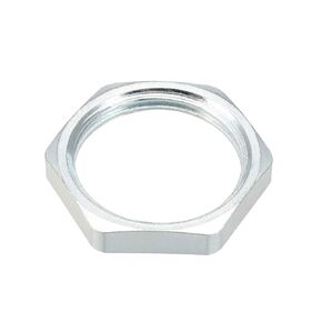 uxcell Pipe Fitting Hex Locknut Carbon Steel G1-inch Female Threaded, 2 Pcs