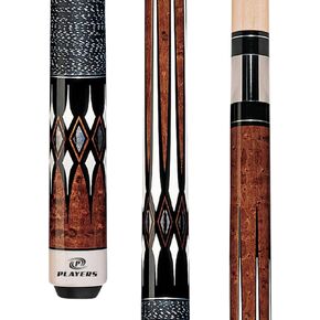 Players 58" 2-Piece North American Hard Maple Billiard Pool Cue Stick (Weights from 18 Ounce - 21 Ounce)