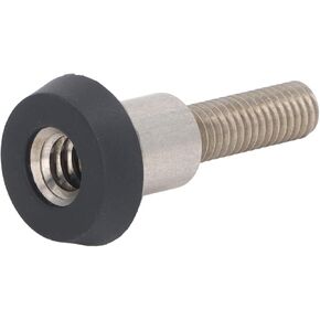Rubber and Aluminum Alloy Billiard Bottom Plug Weighted Tail End Extended Length for Mosconi Sticks