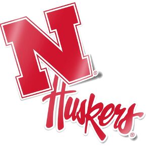 Desert Cactus University of Nebraska NU Huskers Sticker Vinyl Decal Laptop Water Bottle Car Scrapbook (4 Inch Set V1)