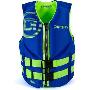O'Brien Jr Neoprene Life Jacket USCG Approved, 77-125lbs for Lake, River, PWC, Wakeboard