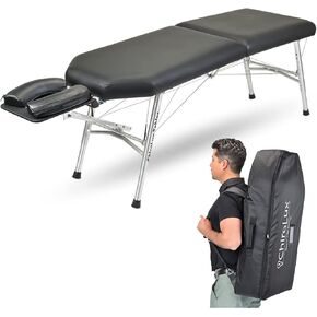طاولة العلاج بتقويم العمود الفقري ChiroLux Plus | متانة وثبات احترافيين، تصميم وظيفي لتحقيق أقصى قدر من الراحة للمريض، إعداد بسيط للرياضة والعلاج الطبيعي