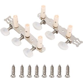 6Pcs Guitar Pegs, 3R 3L Machine Heads String Tuning Key Pegs Metal Tuners for Classic Guitar Classical Guitar Tuners Classical Guitar Tuning Machines Classical Guitar Tuning