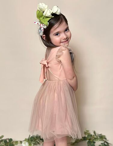 Arshiner Toddler Tutu Dress Little Girls Summer Tulle Backless Party Birthday Cotton Dresses 2-6Y in Saudi Arabia