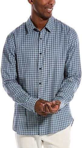 Vince Men's Brenton Stripe L/S Crew in Saudi Arabia