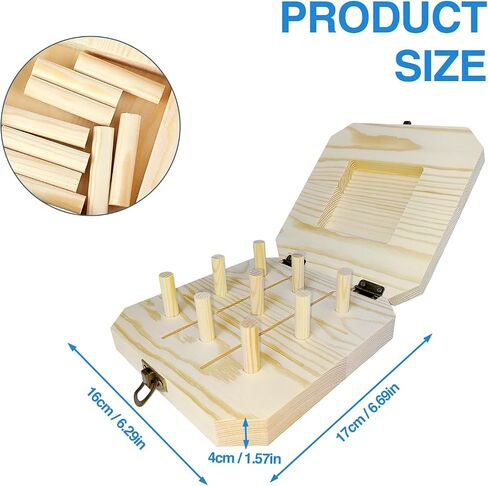 9 Hole Wooden Pegboard for Occupational Therapy to Improve Fine Motor Coordination, Finger Dexterity and Increase Reactionary Speed in Saudi Arabia
