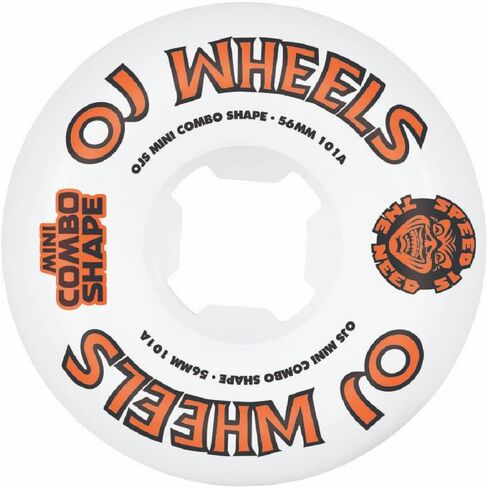 OJ Skateboard Wheels Team Line Original Mini Combo 101a عجلات لوح التزلج - مجموعة من 4 عجلات in Kuwait