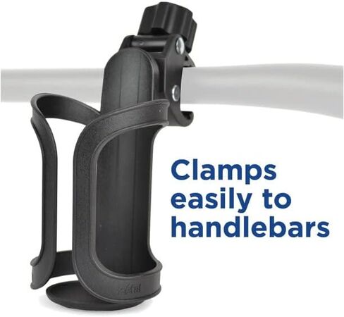 قفص زجاجات الدراجة بمقود الدراجة زيفال (متوافق مع عدة مواضع وملاءمة، سهل التركيب، أسود) in Kuwait