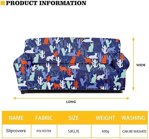 AFPANQZ Brown Cow Print Furniture Protector Cover for Home Office Hotel Decortion Protector Covers for Sofa Long Chair Soft Sofa Slip Covers Seater Brown in Saudi Arabia