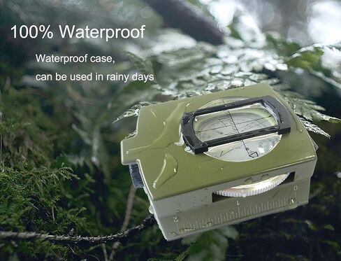 بوصلة رؤية عسكرية، بوصلة للمشي لمسافات طويلة، بوصلات مقاومة للماء، بوصلة رؤية مضيئة للبقاء على قيد الحياة في حالات الطوارئ، بوصلة جيب احترافية مع حقيبة حمل in Kuwait