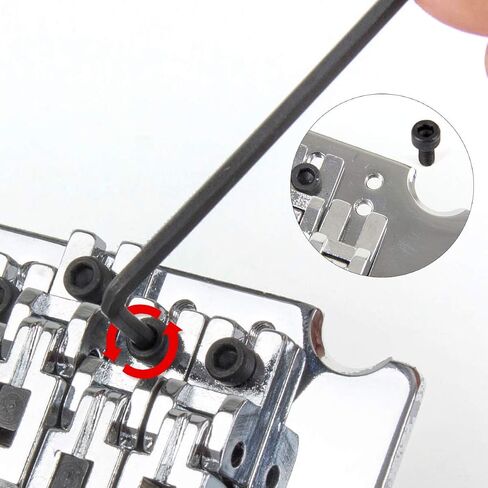 Electric Guitar Tremolo Bridge System Double Locking with Whammy Bar Locking Nut (Black) in Saudi Arabia