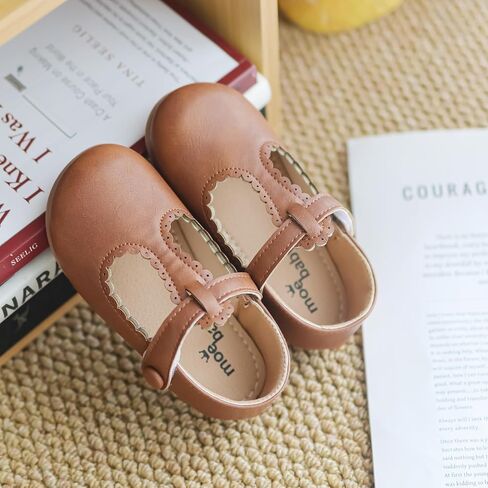 Toddler Girls Mary Jane Dress Shoes Little Kids Ballet Flats Bowkont Flower Wedding Party School Princess Shoes in Saudi Arabia