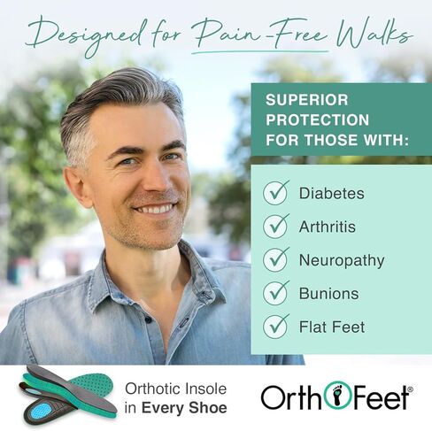 حذاء Gramercy للرجال من Orthofeet in Kuwait