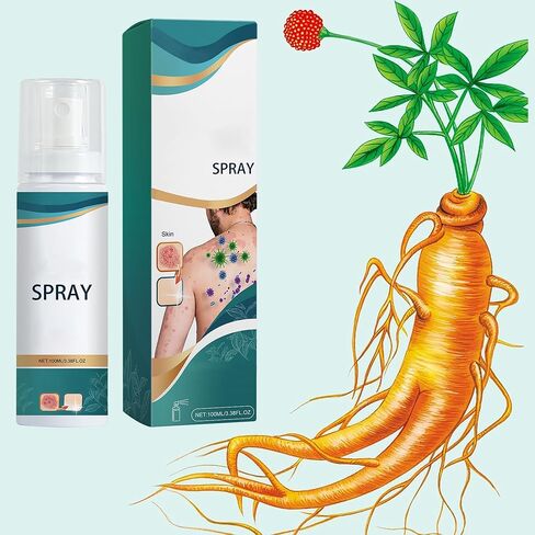 Natural Skin Spray - Travel-Friendly 3.38 Ounce Spray (Pack of 4) in Kuwait