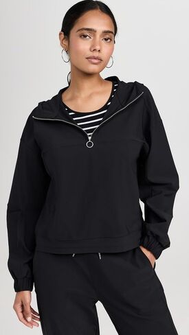 Sweaty Betty Women's Winter Explorer Half Zip Fleece Lined Workout Hoodie in Saudi Arabia