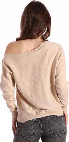 Minnie Rose Womens Long Sleeve Off The Shoulder Cashmere Pull On SweaterÊ in Saudi Arabia