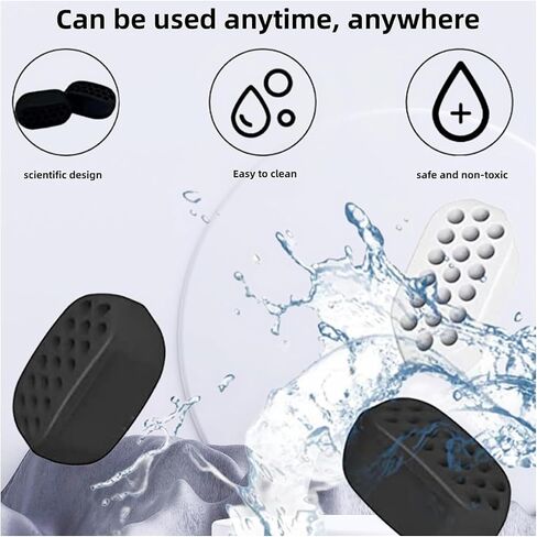 6PCS Jaw Exerciser for Men & Women, 3 Resistance Levels, Silicone Jawline Exerciser, Jaw Trainer Strengthener, Jawline Shaper,B in Saudi Arabia
