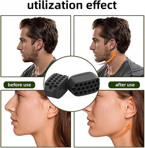6PCS Jaw Exerciser for Men & Women, 3 Resistance Levels, Silicone Jawline Exerciser, Jaw Trainer Strengthener, Jawline Shaper,B in Saudi Arabia