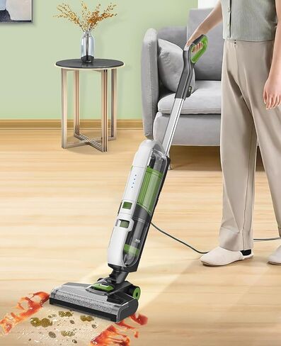 Floor and Area Rug Cleaner, Wet-Dry Vacuum One Wet-Dry Vacuum Cleaner and Mop for Hard Floors and Area Rugs,, Green in Saudi Arabia