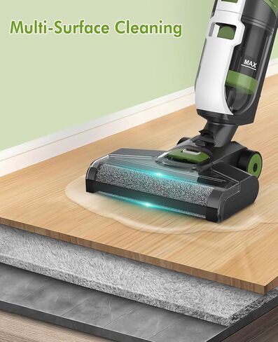 Floor and Area Rug Cleaner, Wet-Dry Vacuum One Wet-Dry Vacuum Cleaner and Mop for Hard Floors and Area Rugs,, Green in Saudi Arabia