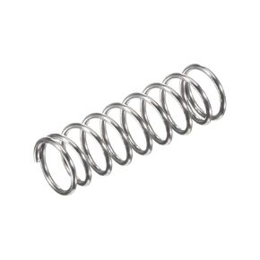 uxcell Compression Spring,304 Stainless Steel,8mm OD,0.8mm Wire Size,9mm Compressed Length,15mm Free Length,11.8N Load Capacity for Home Projects, Silver Tone,20pcs