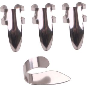 1 Set/4pcs Guitar Banjos Finger Picks Personalized Guitar Pick Guitar Plectrum Guitar Pick Punch Electric Guitar Picks Bass Guitar Picks Guitar Supplies Parts Thumbpick