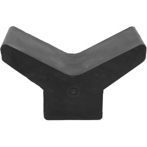 Yosoo Marine V Bow Stop,Boat Trailer V Bow Stop Black Rubber Bow Stop Replacement for Ski Boat Fishing Boat Sailboat Trailer