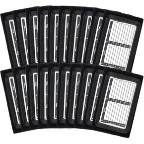 Youth Wrist Coach (20 Pack)- Playbook QB Wristband - Triple Windows Football Armband - Black