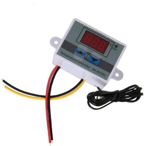 FTVOGUE XH-W3001 Digital Temperature Controller Thermostat Switch with Waterproof Sensor Probe -50°C~110°C[24V],Thermostat