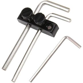 1.5-3mm Allen Key Headstock Wrench Holder for Floyd Rose Tremolo Guitar (Black)