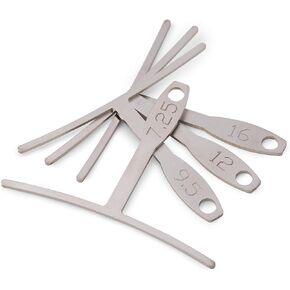 StewMac Understring Radius Gauges, Standard Width, Set of 4 - (7-1/4", 9-1/2", 12", and 16")