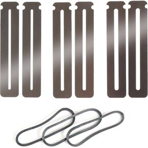 StewMac Fingerboard Guards, For Guitar and Most Other Stringed Instruments, Set of 6, Fits All Size Frets, For Safe Fret Filing And Polishing