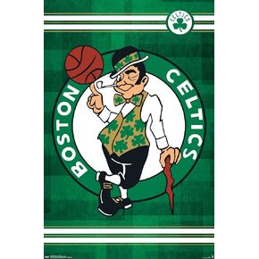 Trends International NBA Boston Celtics - Logo 14 Wall Poster, 14.725" x 22.375", Premium Unframed Version