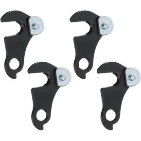 4pcs Bike Rear Derailleur Hanger Plate Gear Tail Hook Converter with Bolt Metal MTB Road Bike Frame Gear Tail Hook Part Cycling Accessories
