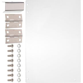 Kichvoe Commercial Popcorn Machine Door Panel Replacement Clear Thicken Pvc Popcorn Maker Panel Baffle Protection Equipment for Popcorn Machine Parts