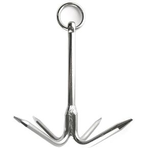 US STAINLESS Stainless Steel 316 Hook Anchor 15" (375mm) Marine Grade Grapple Grappling Hook
