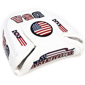 USA MALLET Putter Cover Headcover for Scotty Cameron Taylormade Odyssey 2ball