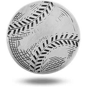 Baseball Unique Magnetic Metal Golf Ball Marker Accessory with Hat Clip for Men and Women
