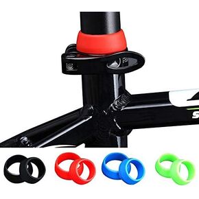 Bicycle Seat Post Silicon Ring Dust Cover, Mountain Bike Seatpost Water and Mud Proof Sleeve Protection, 2 PCS /PACK