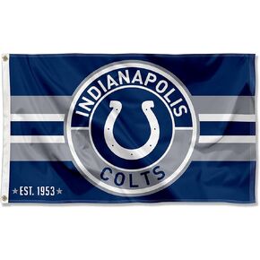 Indianapolis Colts Patch Button Circle Logo Flag Large 3x5 Banner