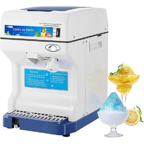 VIVOHOME Electric Ice Crusher Shaver Snow Cone Maker Machine 265lbs/hr for Home and Commercial Use Blue