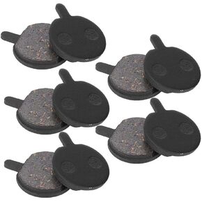 KEENSO Disc Brake Pad Resin, 5 Pair L-02 Black Resin Mute Mountain Bike Disc Brake Pad & Parts